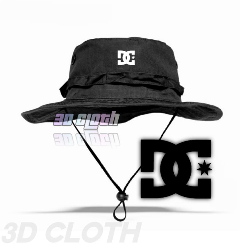 Topi Rimba Premium/Topi Gunung Outdoor Adventure/Topi Hiking Pria Wanita/DC LOGO