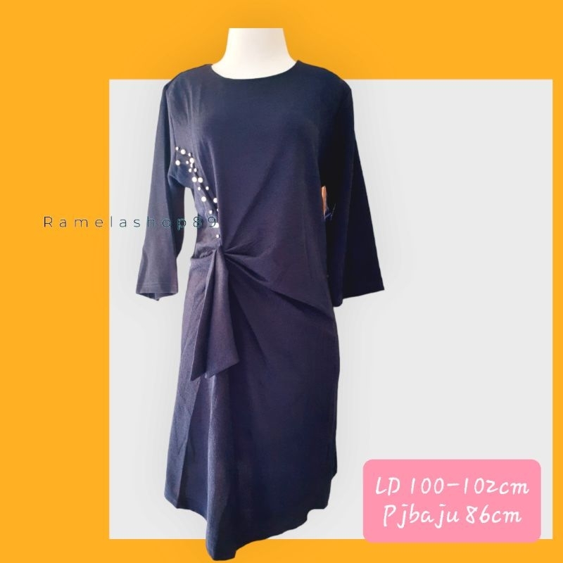BISA COD //Dress Bludru Premium// Dress Pesta Bludru Standart//Midi Dress Bludru Pesta