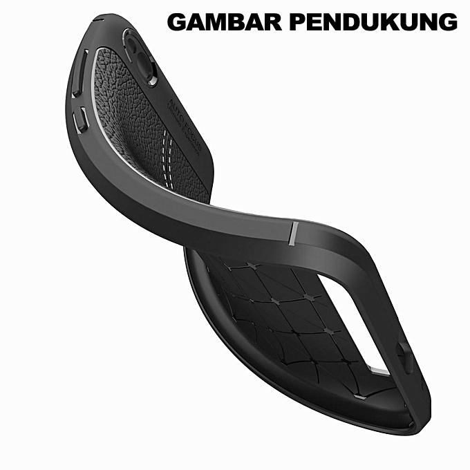 Auto Focus Vivo Y51 2020 (6.58&quot;) | Soft Case Leather Premium + FREE Tempered Glass