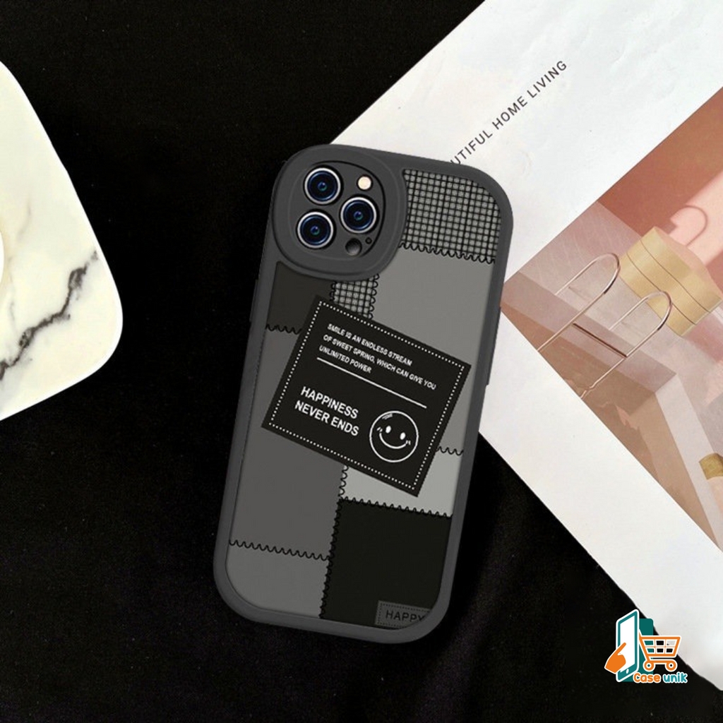 SS818 SOFTCASE SILIKON CASING CUTE SMILE FOR OPPO A18 A38 A58 A1K A3S C1 A5 A5S A7 A11K A15 A15S A16 A16S A16K A16E A17 A17K A8 A31 A37 NEO 9 A39 A57 A57 2022 A77S A58 A78 A5 A9 A52 A92 A54 A55 A71 A78 CS5767