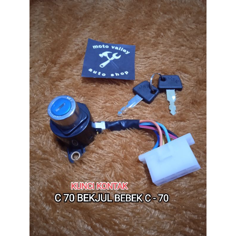 Set kunci motor untuk jenis sepeda motor Honda C 70/Bekjul