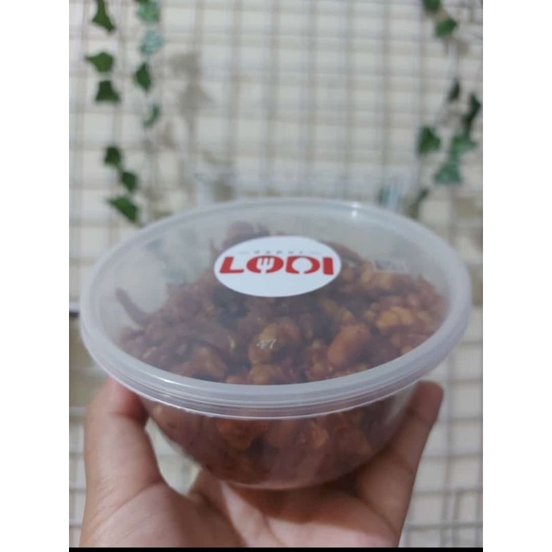 

SAMBAL KERING TERI TEMPE KACANG 160GR