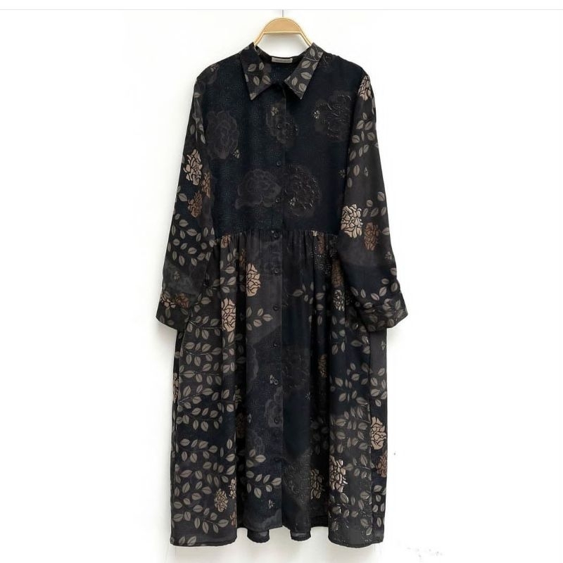 Tunik Ella Black by Mahara Maharaid LD 110