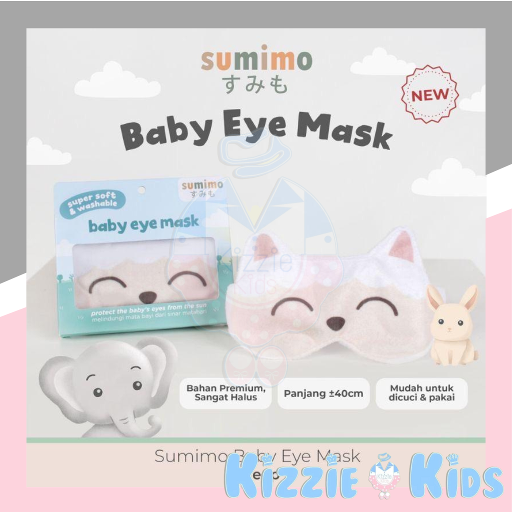 Sumimo Baby EYE MASK Kacamata Jemur Bayi / Penutup Mata Bayi