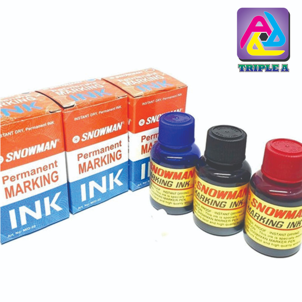 

TINTA REFILL PERMANENT SNOWMAN G-12