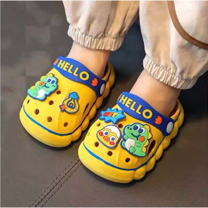 babyfit [18-29] GOZILA sendal sepatu bakpau karet pvc eva anak cewek cowok import ml-0828r