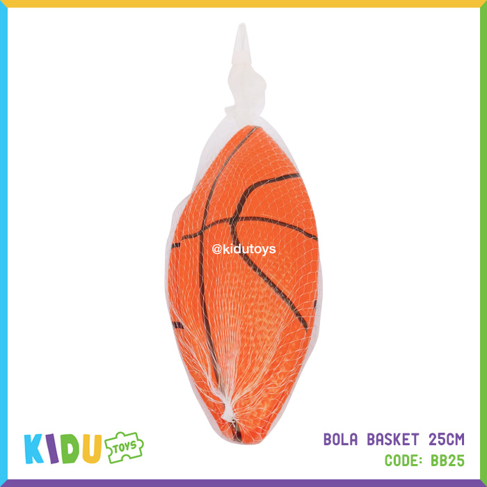 Mainan Anak Bola Basket 25cm Kidu Toys