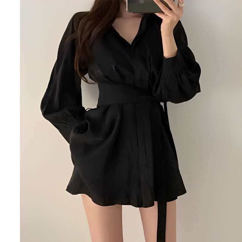 Laras Blouse Ukuran S M L XL XXL XXXL XXXXL 2XL 3XL 4XL 2L 3L 4L 5L Kemeja Basic Jumbo - Baju Kerja - Kantor Korea