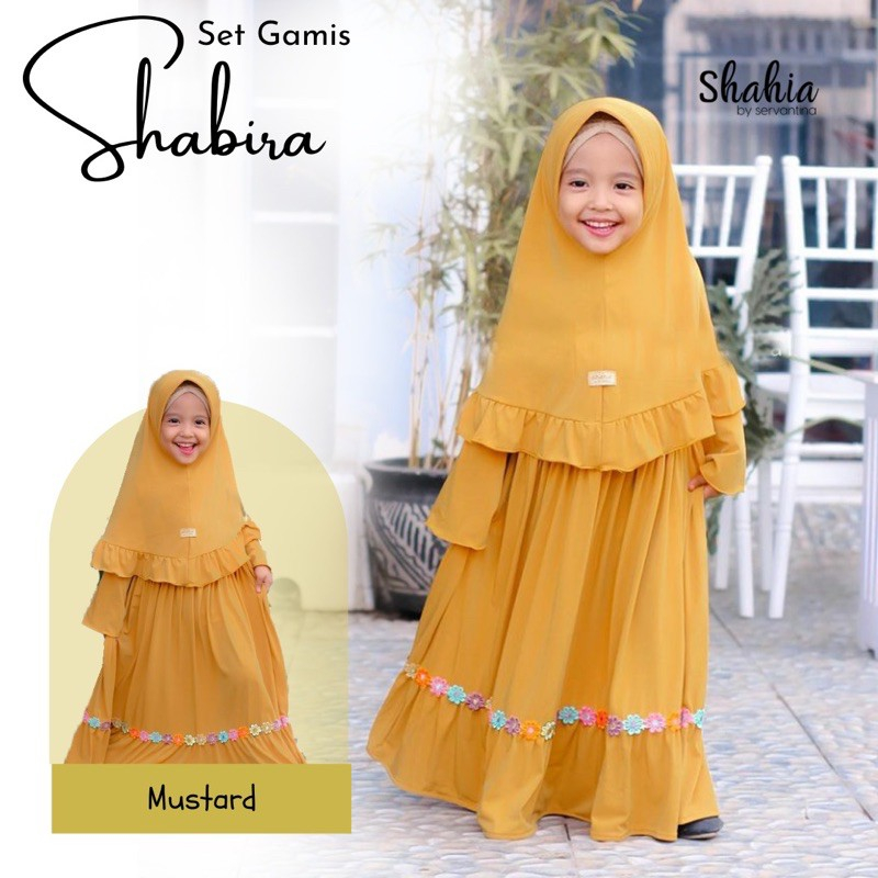 Shahia Servantina - Gamis Anak Perempuan Shabira