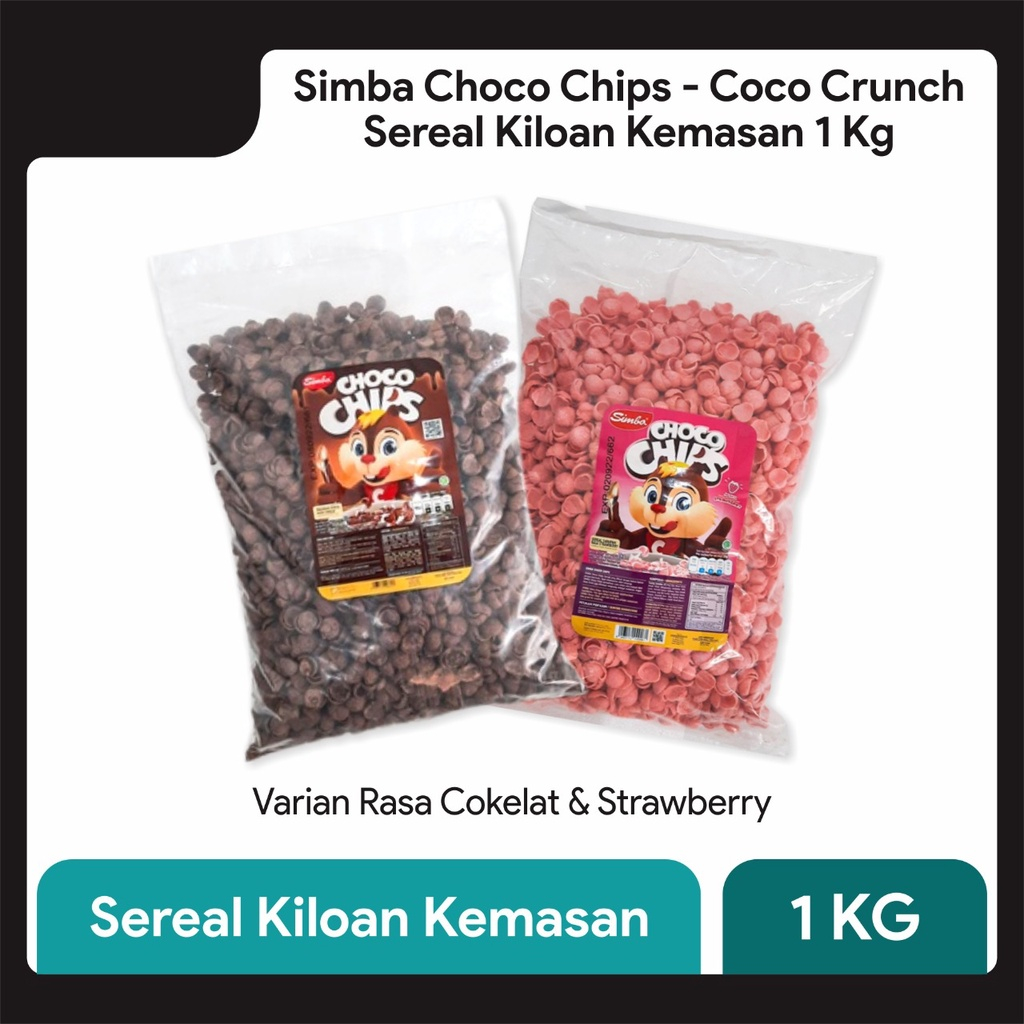 

Sereal Simba Choco Crunch Choco Chips|Cokelat&Strawberry 1kg