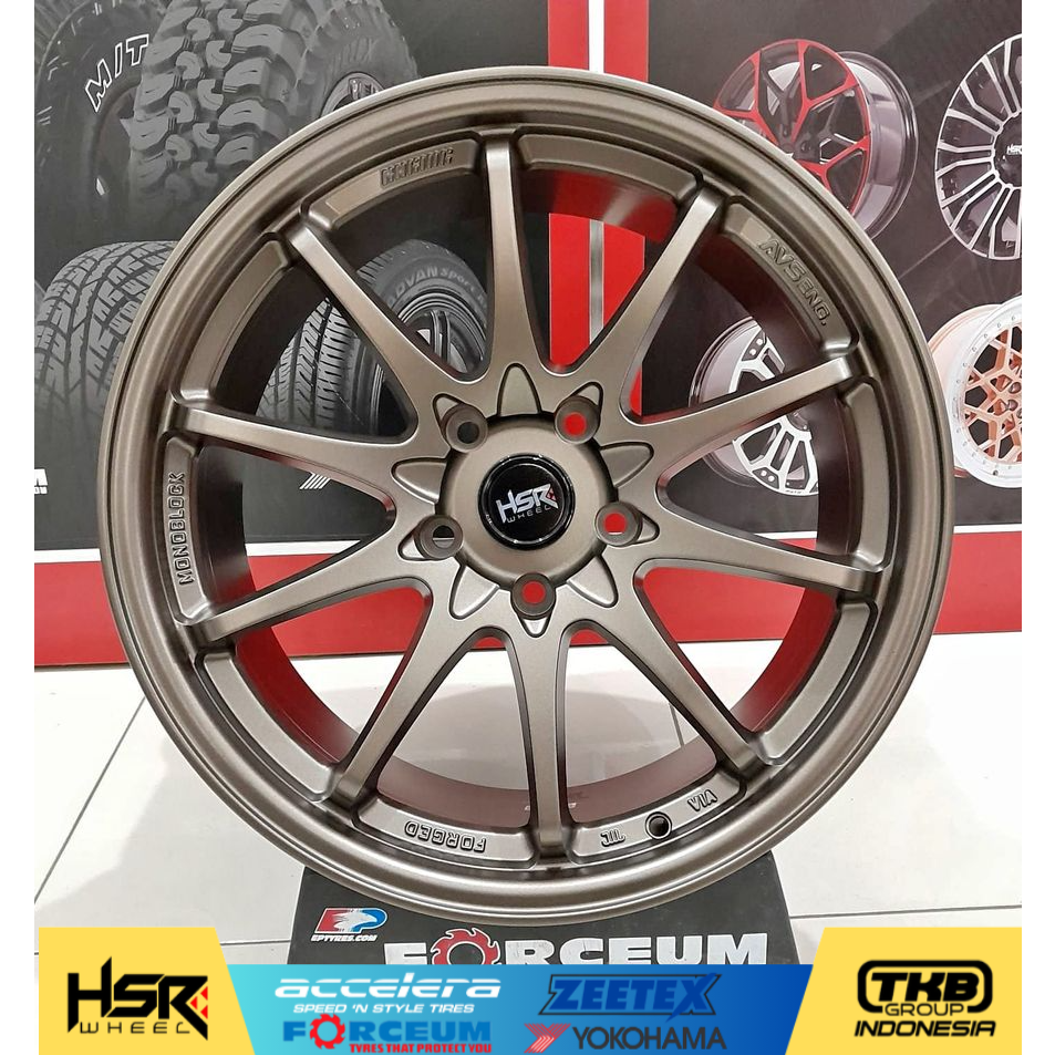 velg ce28 r18 velg racing hsr hiroshima ring 18 buat bmw velg celong lebar 85/95 pcd 5x120