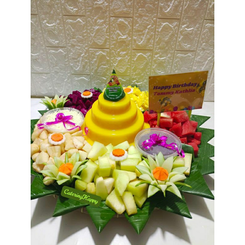 

Puding buah/ Puding tampah/ Puding/ Buah segar/ Puding/ Buah