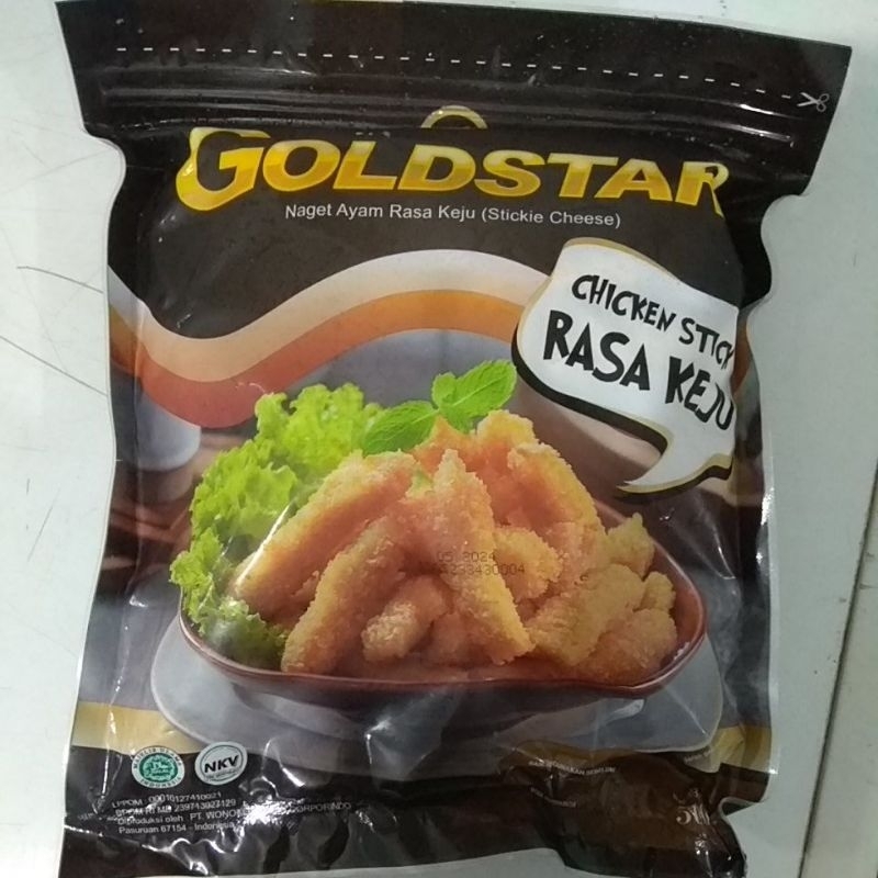 

GOLDSTAR nugget stikie cheese 500gr