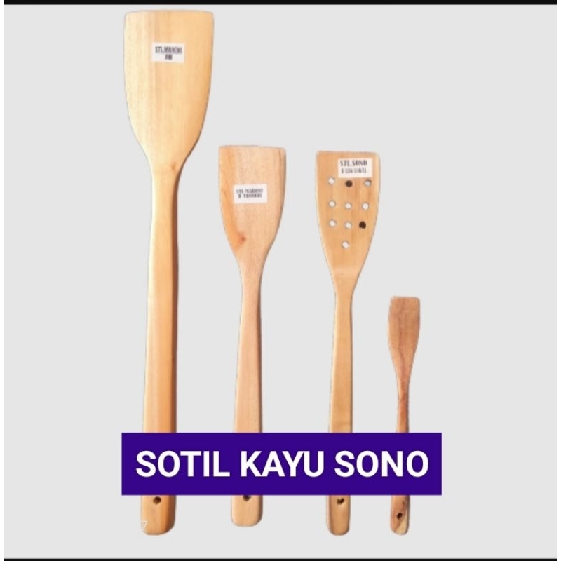 SOTIL KAYU SODET KAYU  SPATULA KAYU MAHONI