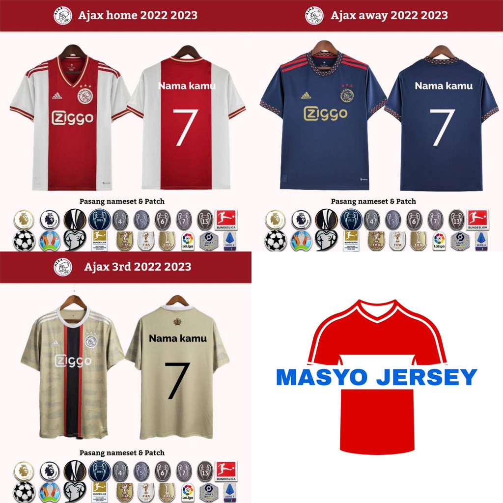 JERSEY AJAX 2022 2023 - SUPORTER VERSION