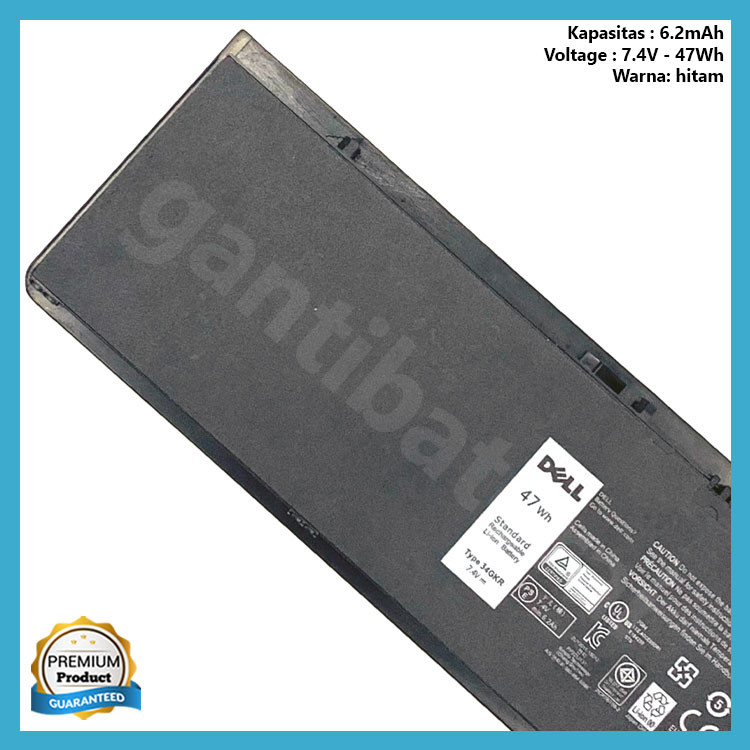 Original Baterai Dell Latitude E7420 E7440 E7450 34GKR