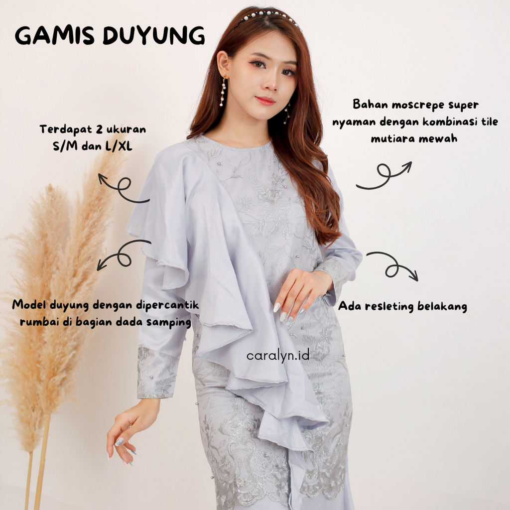 GAMIS BRUKAT LEBARAN 2023 MODEL GAMIS TERBARU DUYUNG