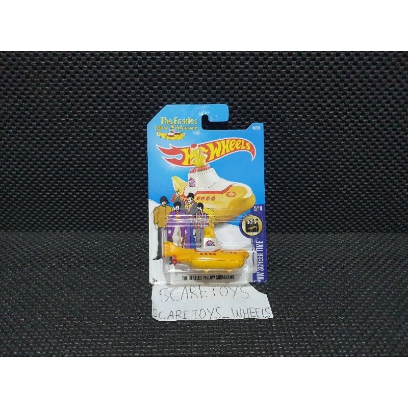 hot wheels the Beatles yellow submarine kapal the Beatles