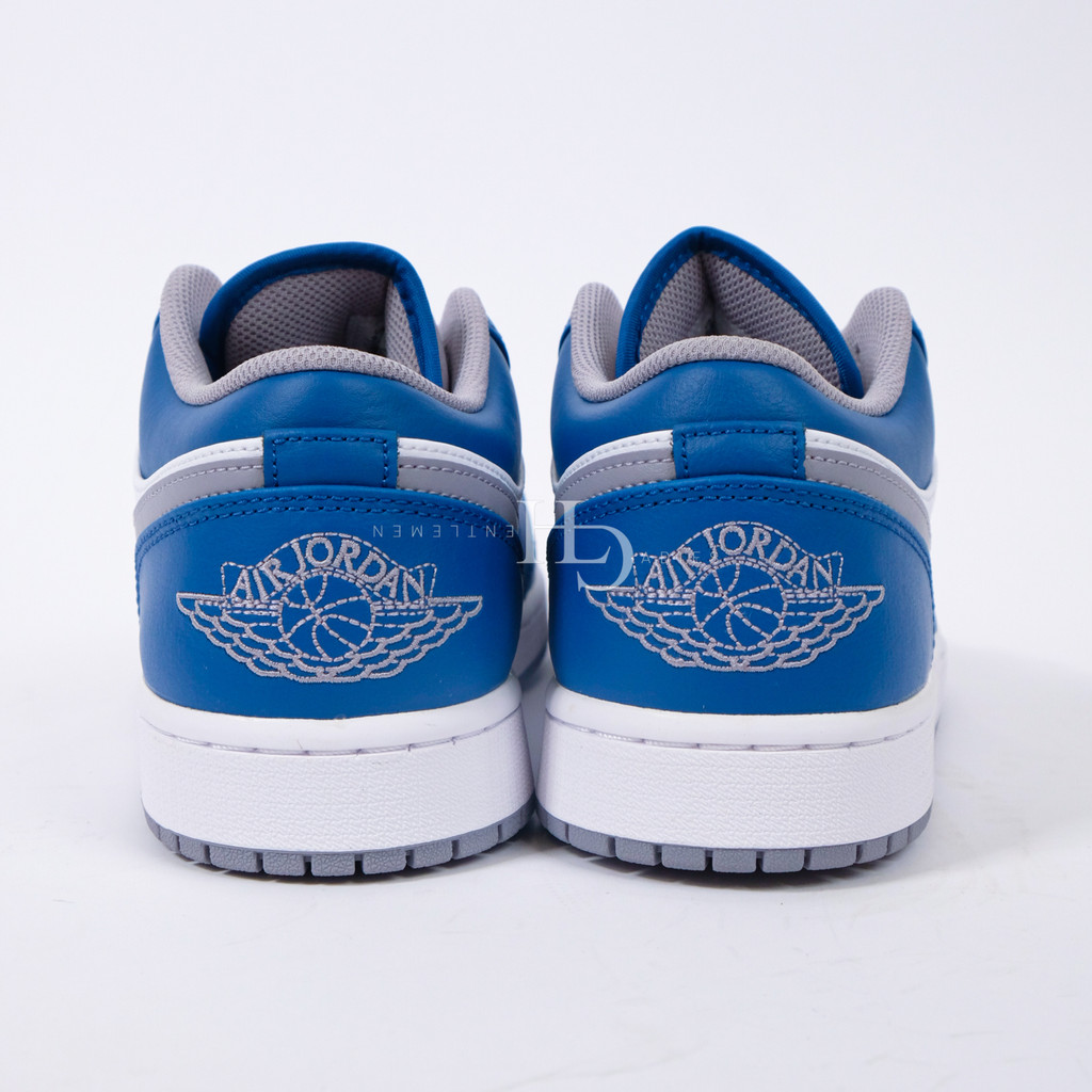 Air Jordan 1 Low True Blue Cement (Men) 553558-412