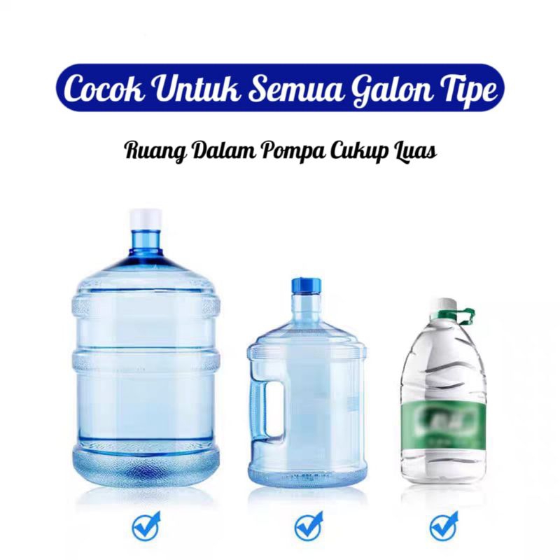 Pompa Galon Elektrik Dispenser Air Minum Gallon Recharge Gallon Pump /⭐ Toko10.Olshop⭐