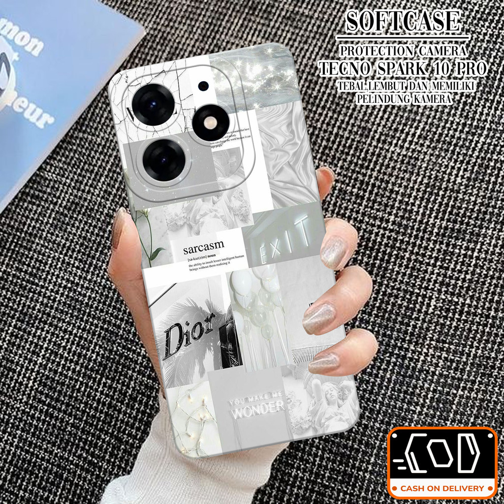 Softcase TECNO SPARK 10 PRO 2023 Soft Protection Camera Case TECNO SPARK 10 PRO 2023 Terbaru Pelindu