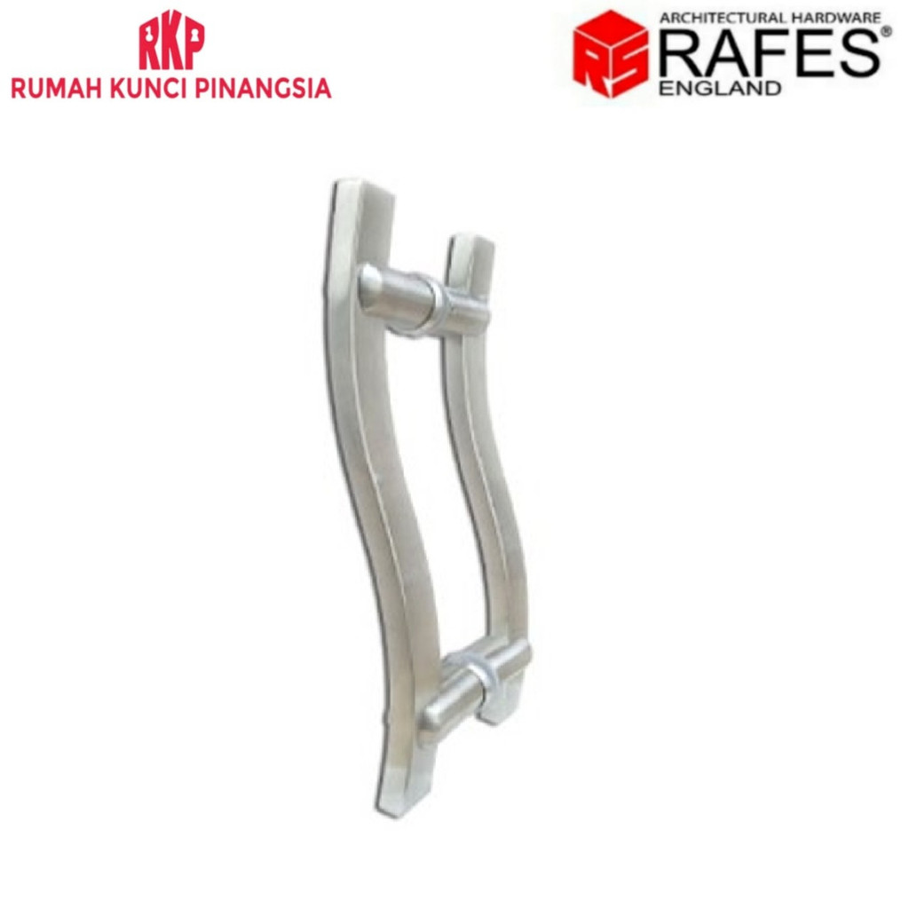 Pull Handle Gagang Pintu Tarik 35 / 50 cm Silver Stainless Steel SUS 304 RAFES TP 5668 / TP 5669