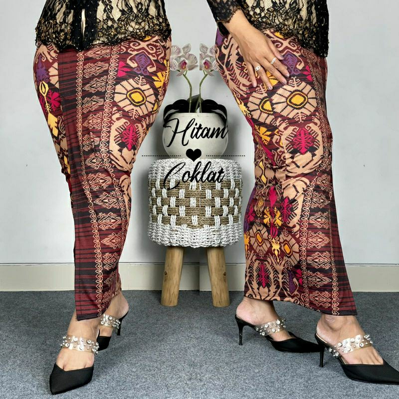 kamen batik bahan moscrepe strait/bawahan kebaya /rok bali