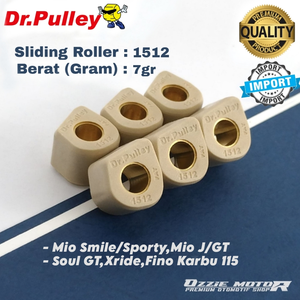 DR PULLEY 1512 SLIDING ROLLER MIO MIO J SOUL NOUVO X-RIDE 7gr s/d 10,5gr