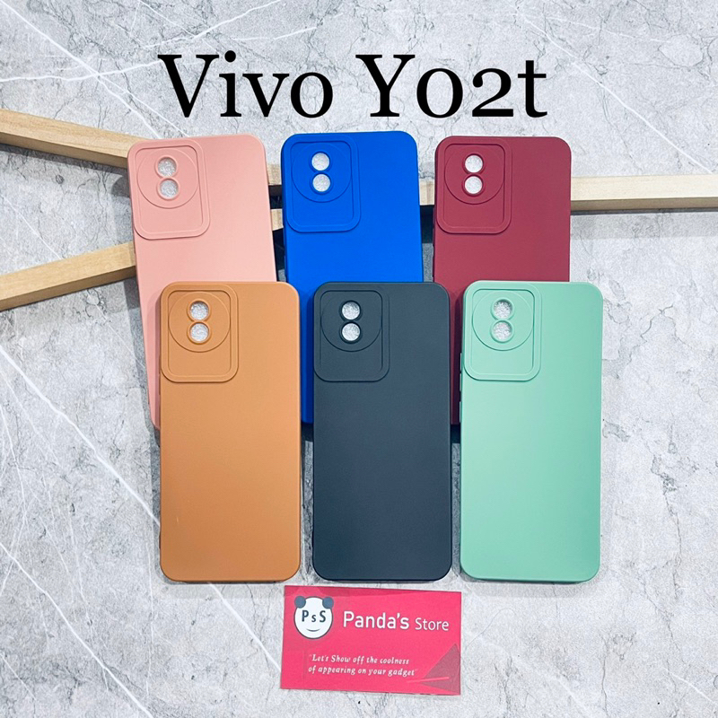 Softcase Pro Camera Vivo Y02T Candy Case Full Color 3D Silikon TPU