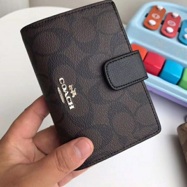 Coach Dompet Lipat Mini Wanita Mini Wallet Coach 6390 53562 31548 C0082