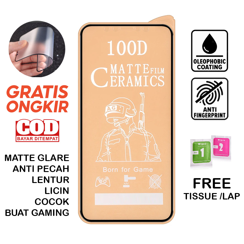 NEW CERAMIC MATTE ANTI GLARE Nokia G10 G20 anti gores pelindung layar full cover screen guard not te
