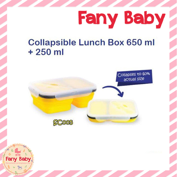 BABY SAFE COLLAPSIBLE LUNCH BOX 2 PARTS / SC005