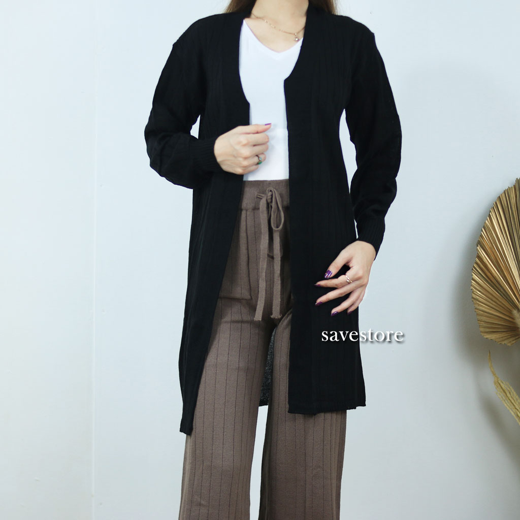 REVITA KARDIGAN • BUBBLE LONGKARDI PREMIUM • Longkardi Rajut