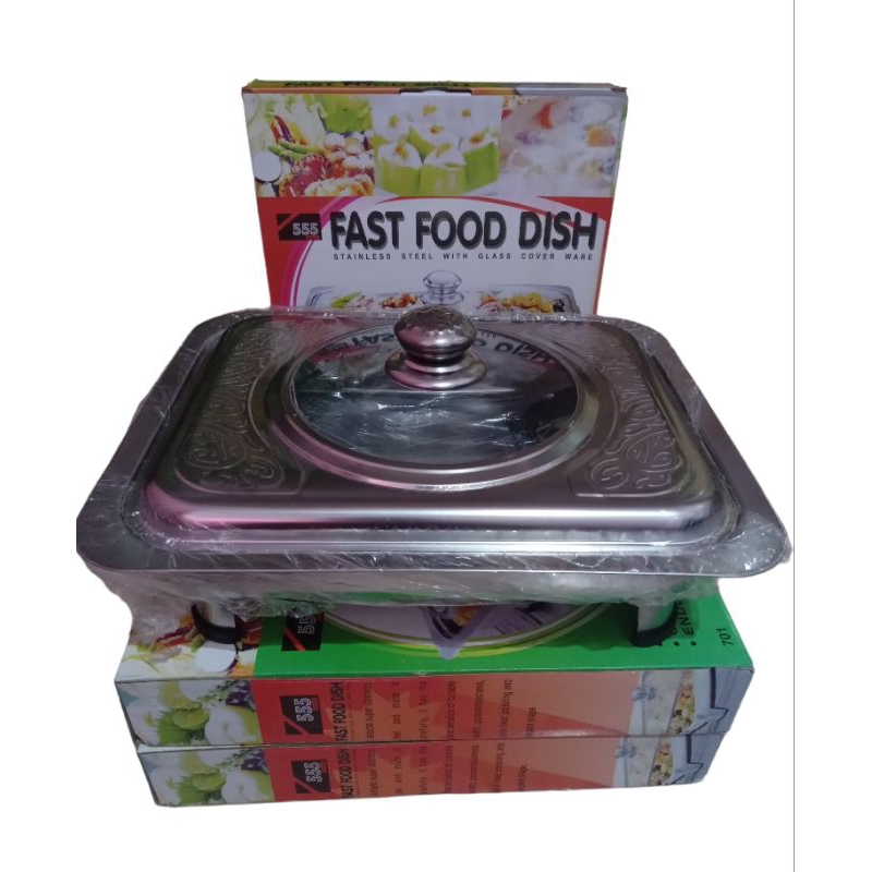 Prasmanan Stainless Fast Food Dish 555 tempat sayur