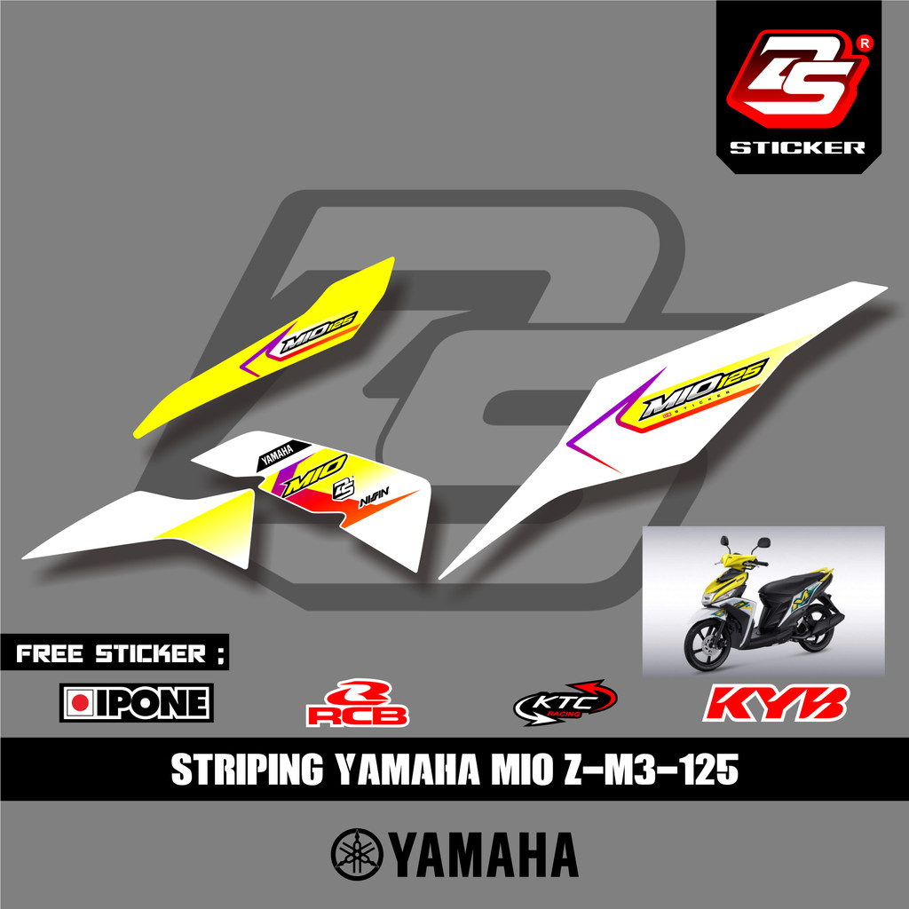 Stiker Mio M3 Decal Striping Mio M3 / Mio Z / Mio 125 DS0004-1
