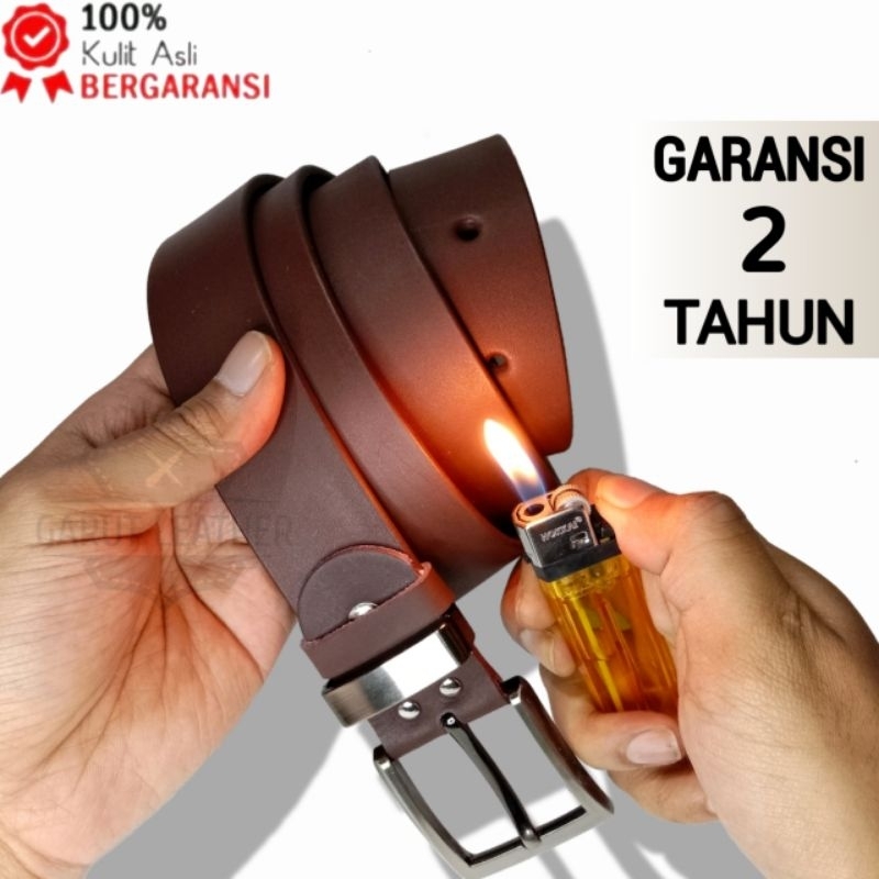 Ikat Pinggang Pria Kulit /Sabuk Kulit Pria/Gesper Kulit /Belt Kulit Garut