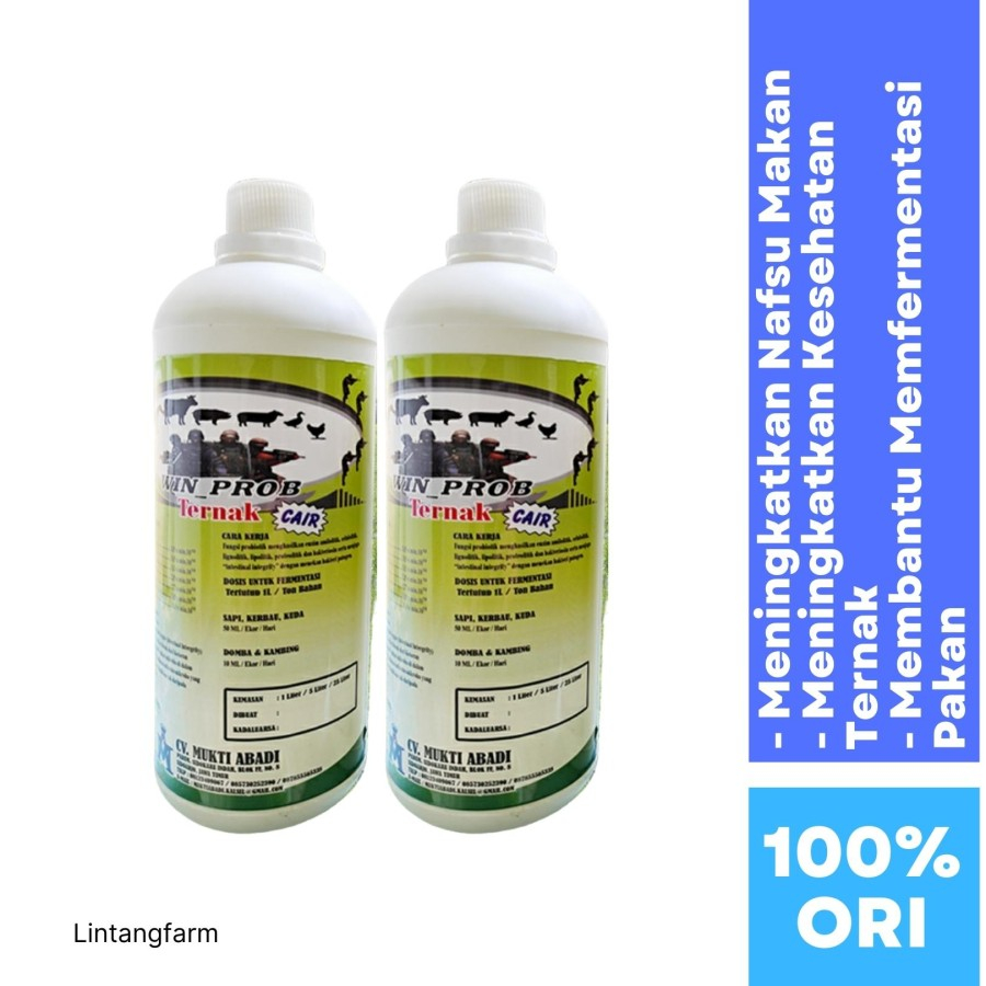 Win Prob Cair 1 L - Winprob Ternak - Win Prob - Probiotik Ternak 1 L