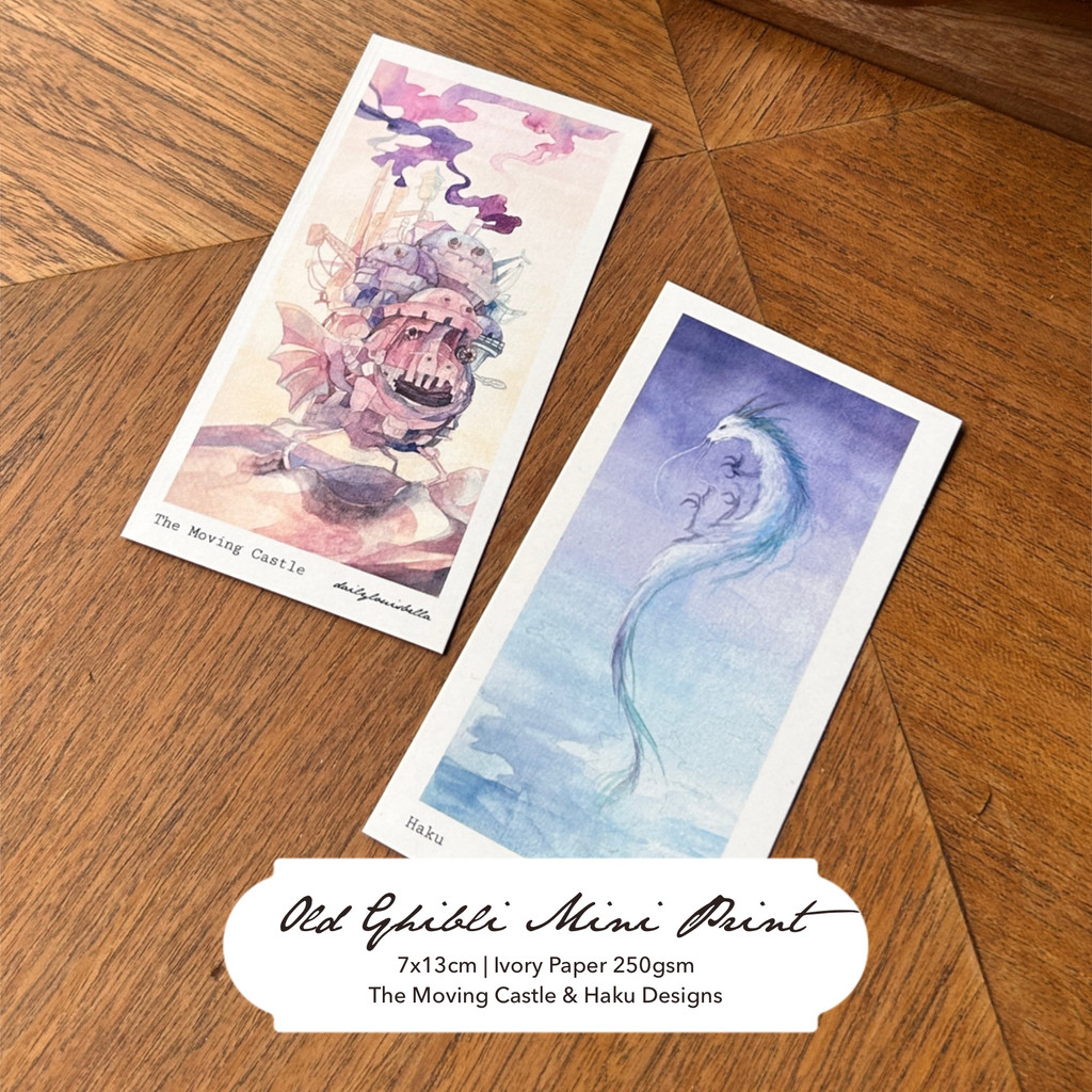 

Anime Movies Mini Print / Bookmark by Dailylouisbella
