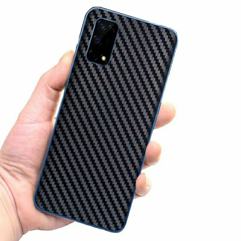 Skin Carbon Black Realme 10 10i 9 9i 8 8i 7 7i 6 5 5i 3 Pro Plus