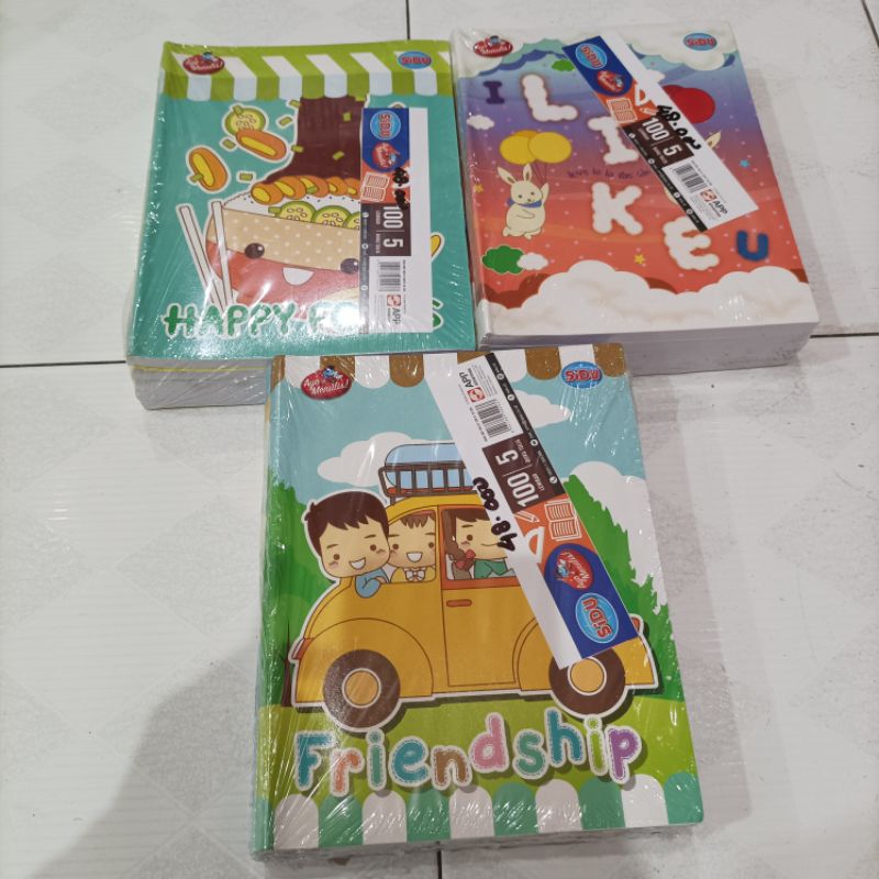 

KIANDAA BUKU TULIS SIDU 100 lembar softcover Notebook Sinar dunia buku catatan anak sekolah atk makassar