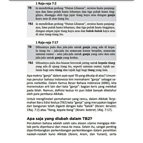 Alkitab Kristen Kidung Jemaat LAI Ukuran Kecil TB 032 KJ PL PB Indeks Nyanyian Lagu Pujian Kidung