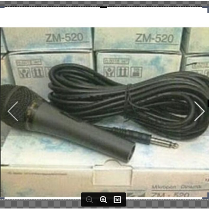 Mic Toa ZM 520 Mic Toa ZM 520 dynamic microphone Toa microphone kabel Mic speaker Mic adzan Mic Toa