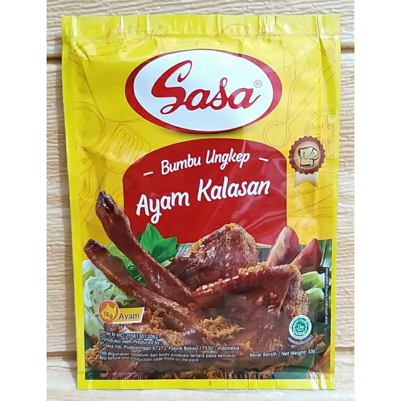 

✔MURAH Sasa Bumbu Ayam Kalasan 33gr / Bumbu Instan Ayam