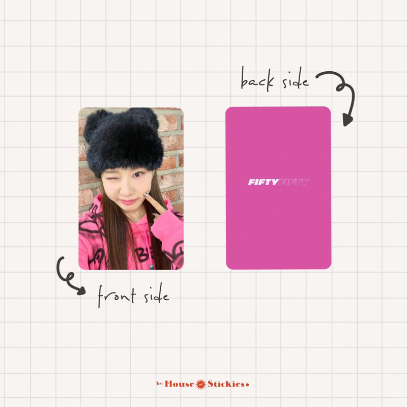 FIFTY FIFTY Unofficial Photocard Gf Selca Edition (Fanmade)