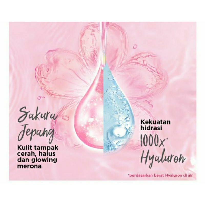 Garnier Sakura Glow Hyaluron water glow essence 30ml