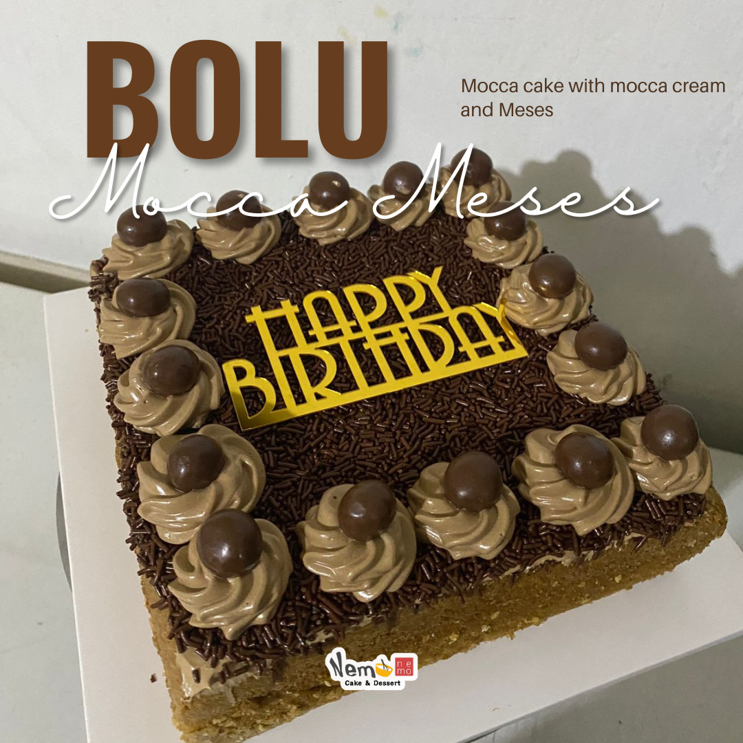 

[ READY] Bolu Jadul Mocca /Kue ulang tahun jadul mocca