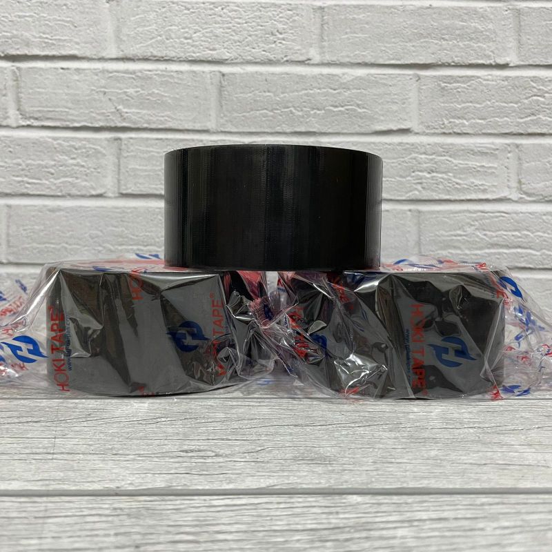 LAKBAN KAIN CLOTH TAPE 48X10 YARD 48MM X 10 YARD HITAM BAGUS KUALITAS TERJAMIN