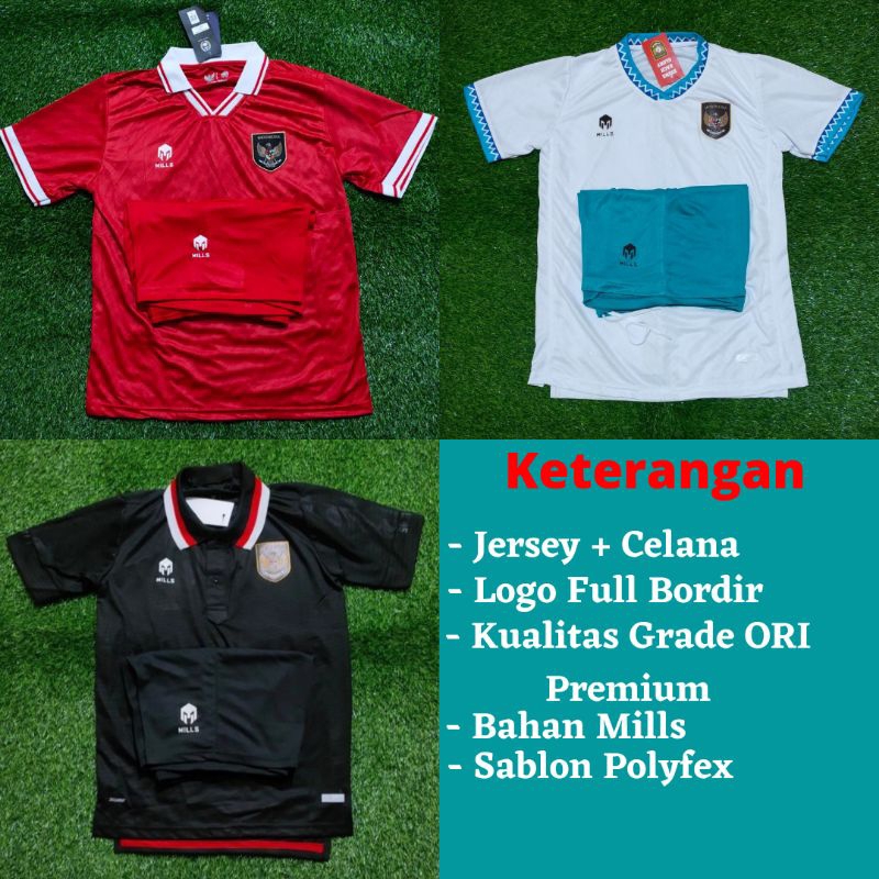 Jersey Bola Timnas Indonesia Home 2022 2023 Grade ORI Import Baju Sepak Bola Pria Dewasa