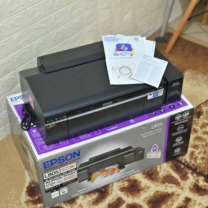 Printer Epson l805 Bekas/Second Masih Garansi