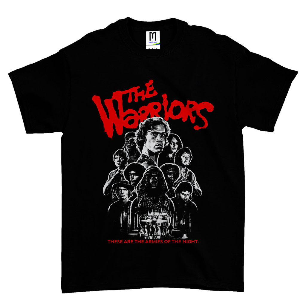 KAOS THE WARRIORS VINTAGE | T-SHIRT FILM THE WARRIORS | THE WARRIORS HITAM